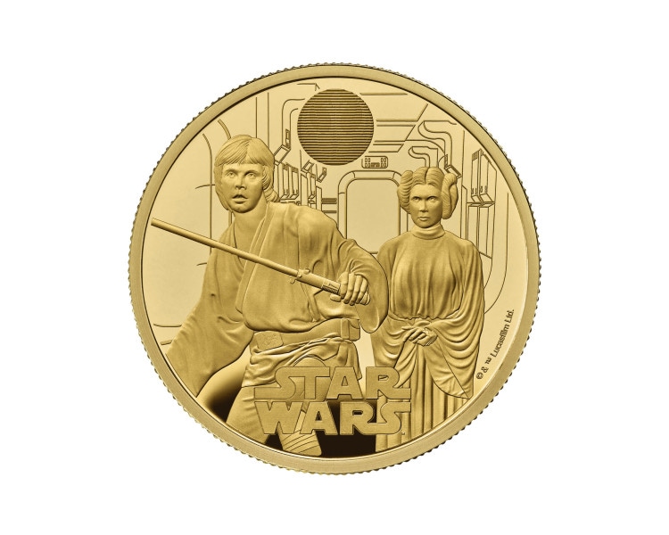 Star Wars: Luke Skywalker and Princess Leia 1oz Proof